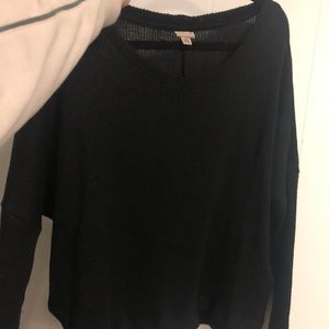 Cropped Black Sweater